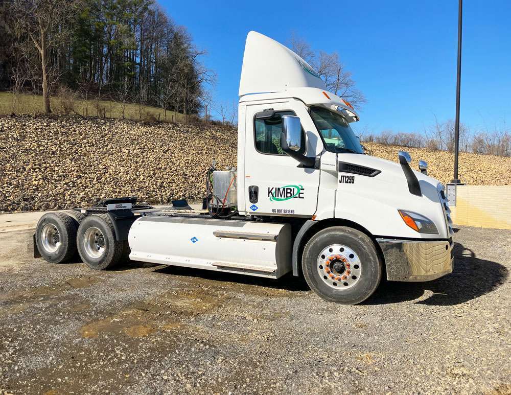 Kimble Recycling truck